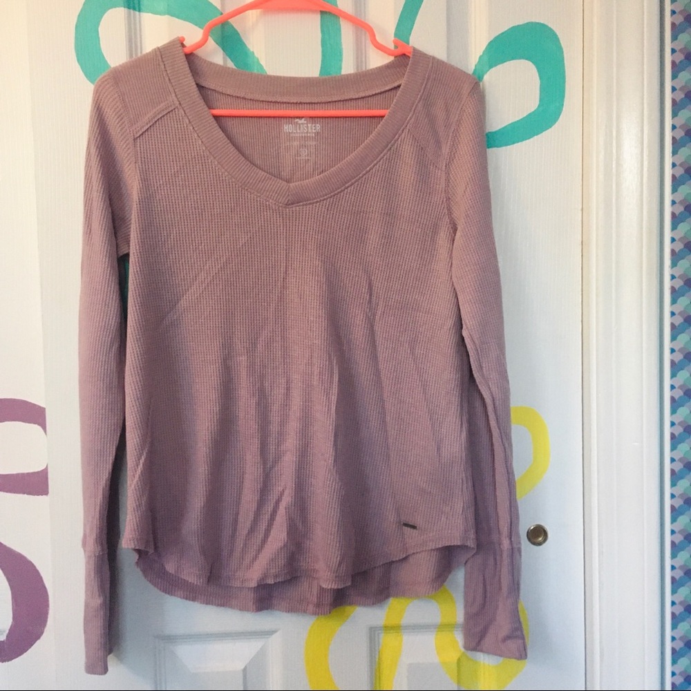 Hollister lilac shirt